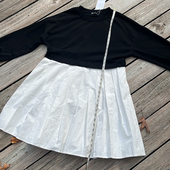 NWT Pretty Garden adorable loose pleated dress S-M - Picture 9 of 12